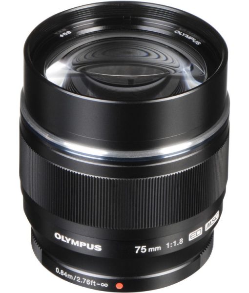 Olympus M.Zuiko Digital ED 75mm f1.8 Lens (Black) 1www.filters-exchange.com