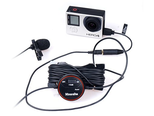 Comica CVM-V03GP Power-drived Lavalier Microphone for GoPro 2www.filters-exchange.com