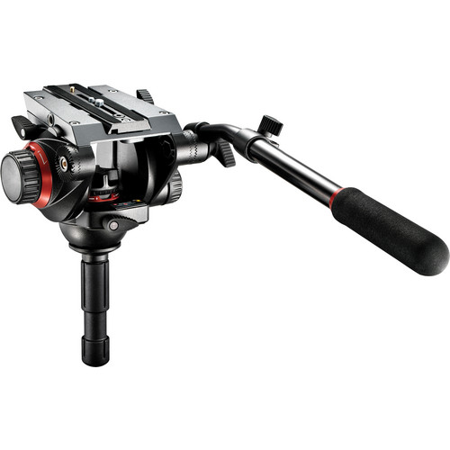 Manfrotto 504HD Fluid Head & MVT535AQ Aluminum Video Tripod Kit4