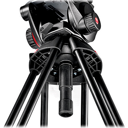 Manfrotto 504HD Fluid Head & MVT535AQ Aluminum Video Tripod Kit6