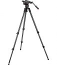 Manfrotto Nitrotech N8 Video Head & 535 Carbon Fiber Tripod