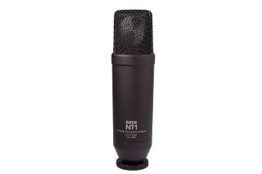 Rode NT1 Cardioid Condenser Microphone (Microphone Only)