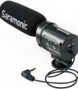 Saramonic SR-M3 Mini Directional Condenser Microphone with Integrated Shockmount