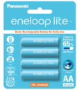 Panasonic-Eneloop-Lite-BK-3LCCE-4BT-AA-Rechargeable-Battery-Pack-of-4