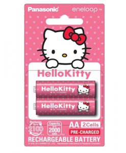 Panasonic-Eneloop-Rechargeable-Battery-AA-Set-of-2-Hello-Kitty-Limited-Edition-Pink-2000MAH